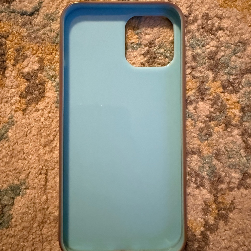 BaubleBar Blue Phone Case with Bold Raised Lettering - Picture 2 of 4